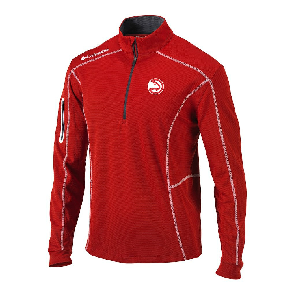 NBA Atlanta Hawks Shotgun Quarter-Zip Pullover Jacket