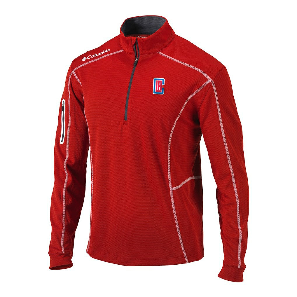 NBA LA Clippers Shotgun Quarter-Zip Pullover Jacket