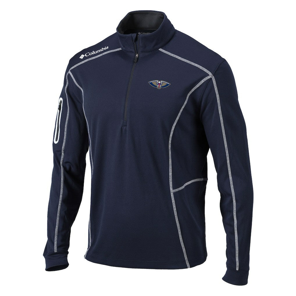 NBA New Orleans Pelicans Team Shotgun Quarter-Zip Pullover Jacket