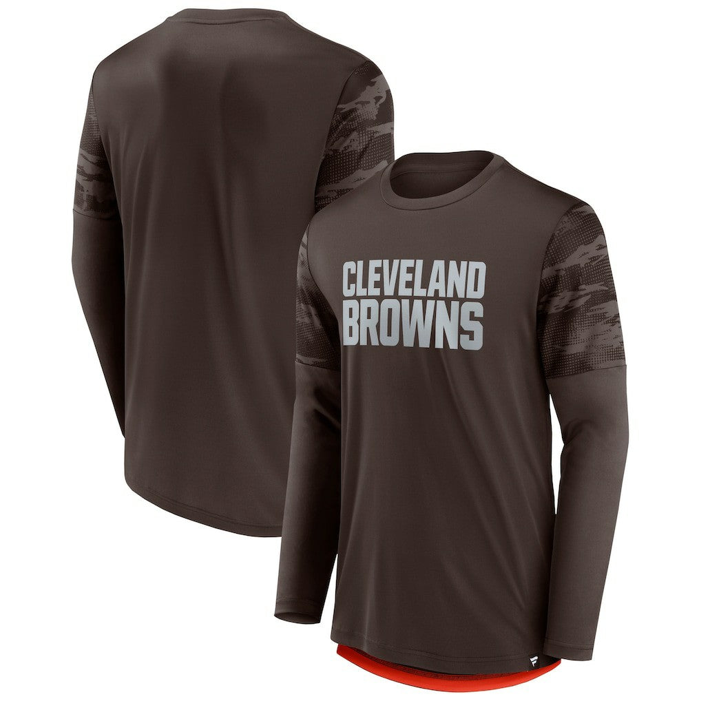 Square Off Long Sleeve T-Shirt - Cleveland Browns