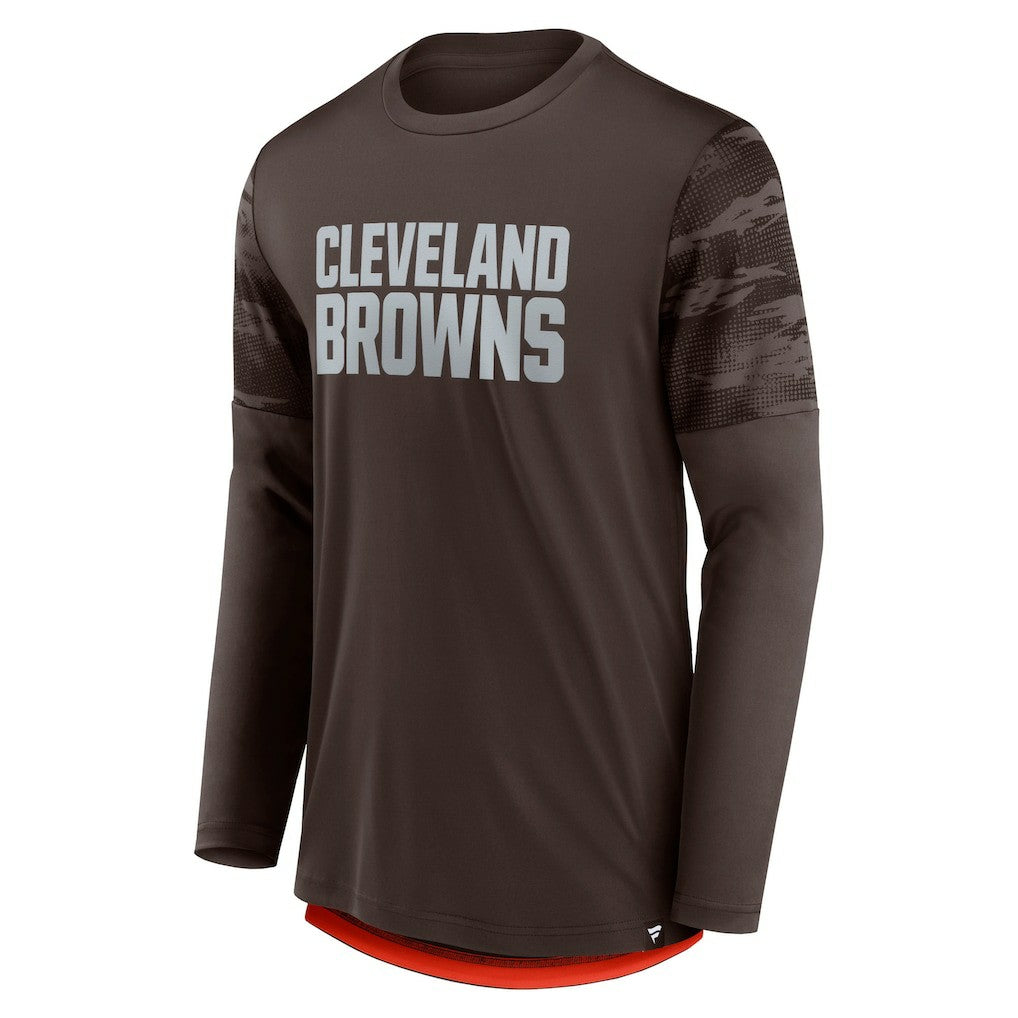 Square Off Long Sleeve T-Shirt - Cleveland Browns