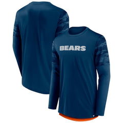 Square Off Long Sleeve T-Shirt - Chicago Bears