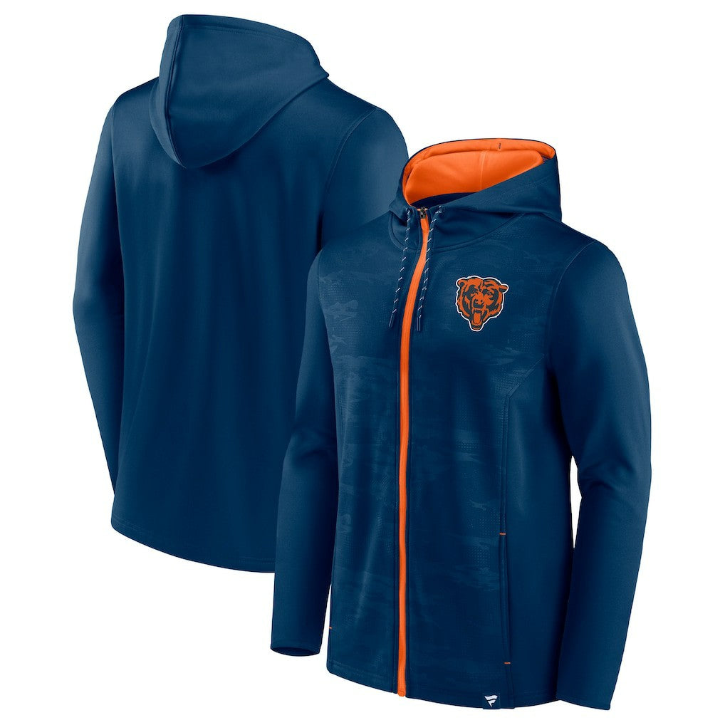 Ball Carrier Full-Zip Hoodie - Chicago Bears