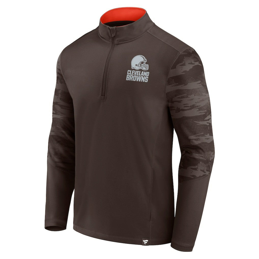 Ringer Quarter-Zip Jacket - Cleveland Browns