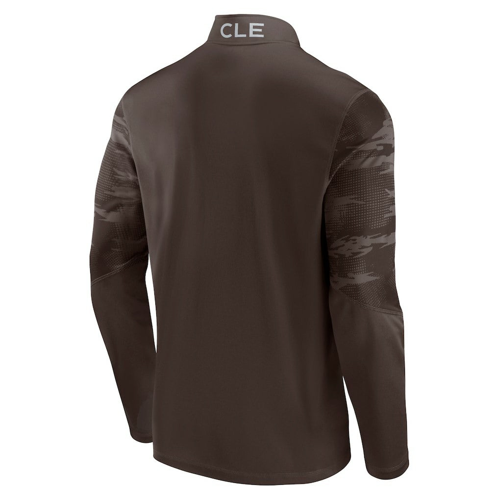 Ringer Quarter-Zip Jacket - Cleveland Browns