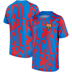 Barcelona 2022/23 Pre-Match Top - Nike Blue