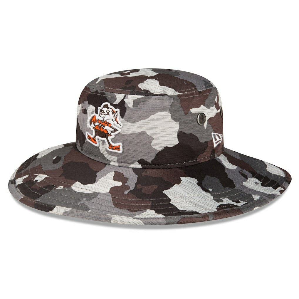 2022 NFL Training Camp Historic Logo Panama Bucket Hat - Cleveland Browns
