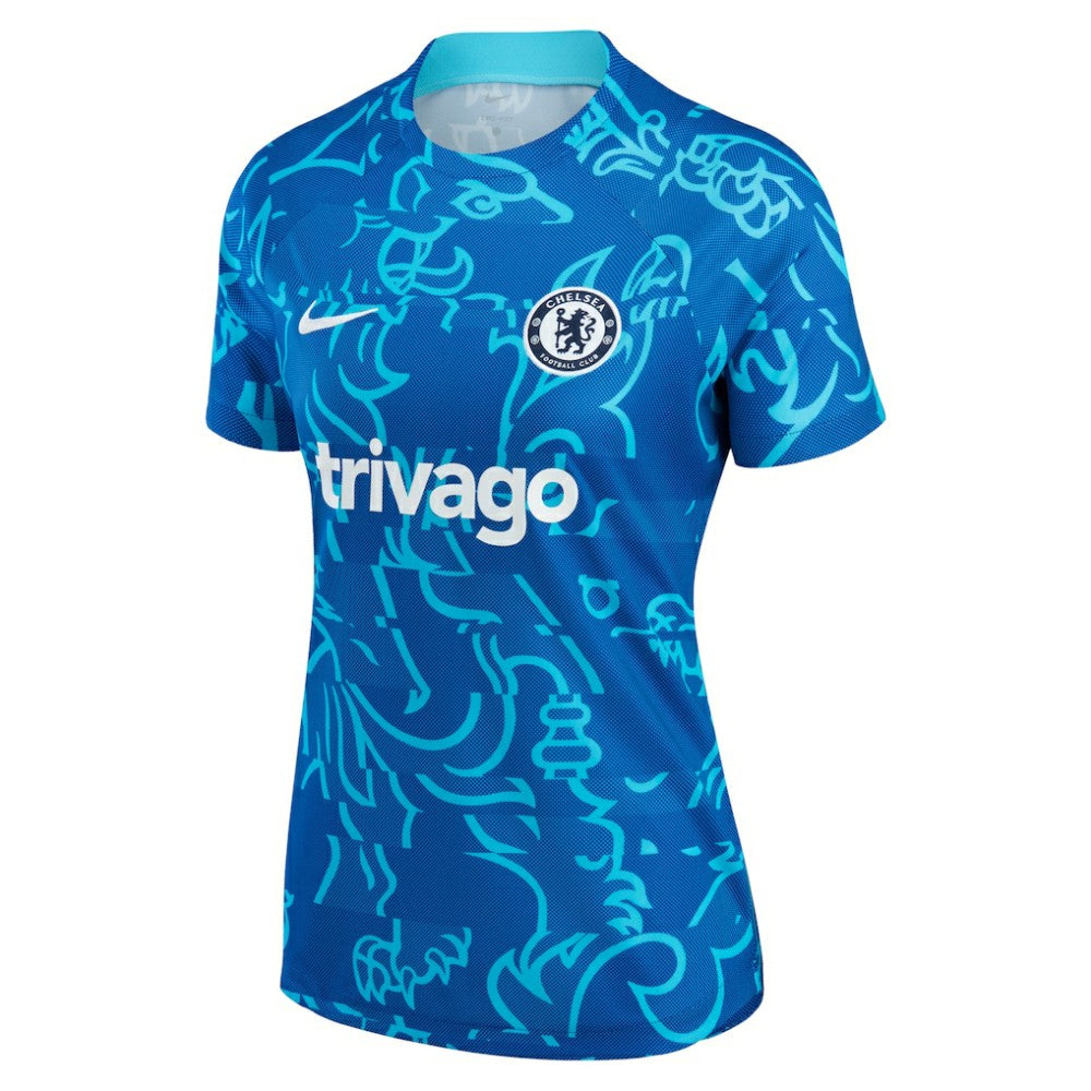 Chelsea Women's 2022/23 Pre-Match Home Performance Top - Nike Blue