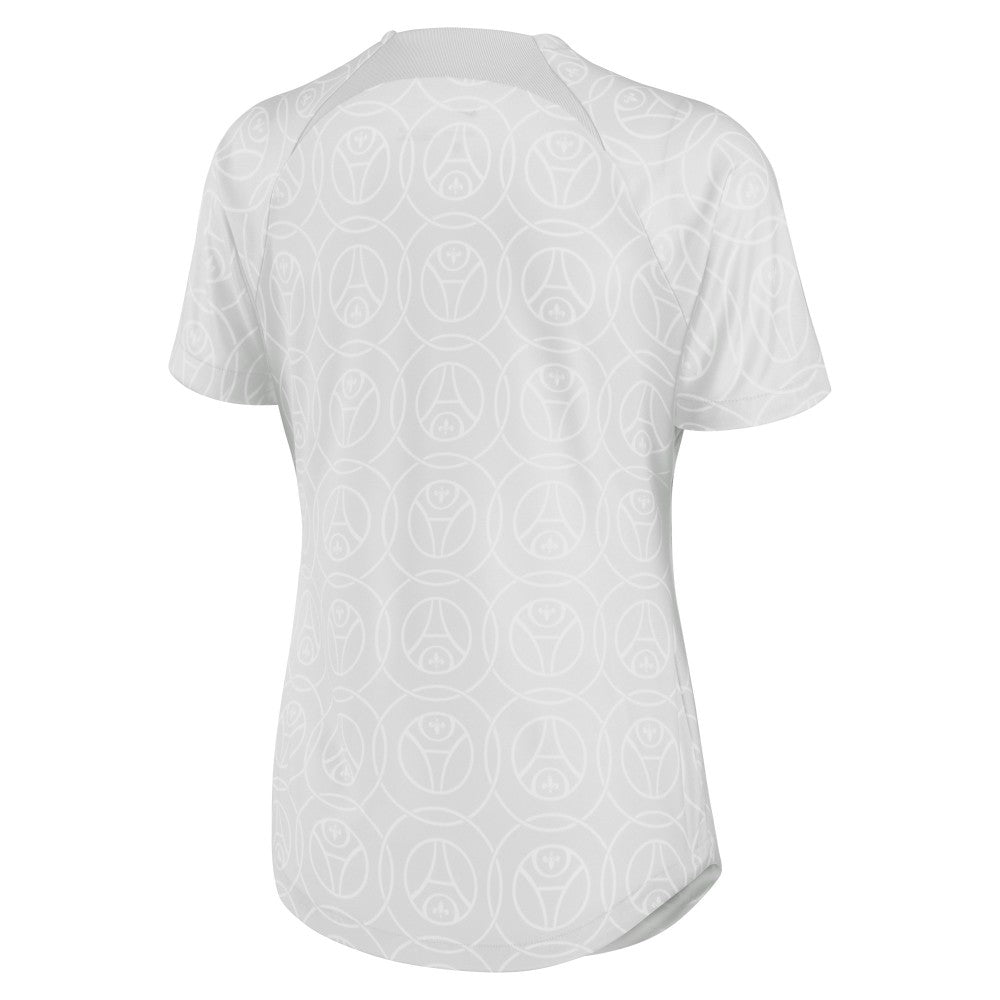 Paris Saint-Germain Women's 2022/23 Pre-Match Home Performance Top - Nike Gray