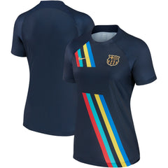 Barcelona Women's 2022/23 Pre-Match AWAY Performance Top - Nike Navy