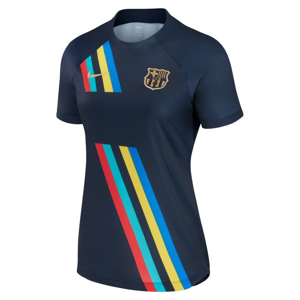 Barcelona Women's 2022/23 Pre-Match AWAY Performance Top - Nike Navy
