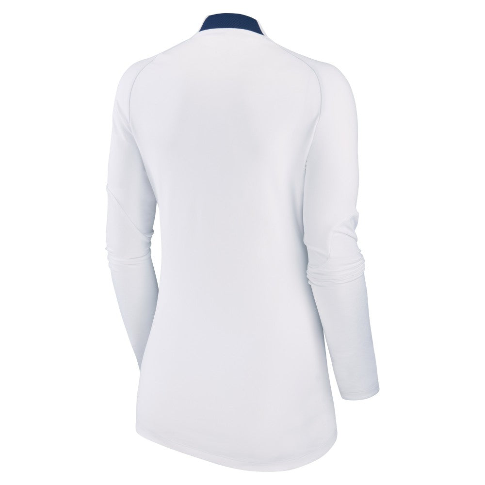 Paris Saint-Germain Women's Strike Drill Raglan Performance Quarter-Zip Top - Nike White