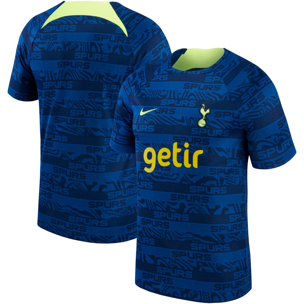 Tottenham Hotspur Youth 2022 Pre-Match Raglan Performance Top - Nike Blue