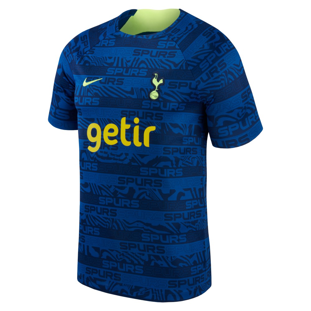 Tottenham Hotspur Youth 2022 Pre-Match Raglan Performance Top - Nike Blue