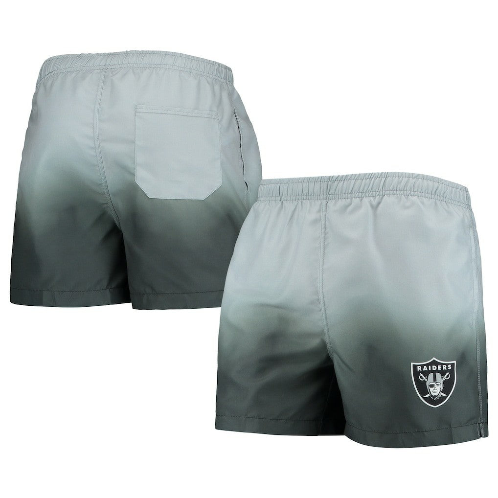 FOCO Dip-Dye Swim Shorts - Las Vegas Raiders