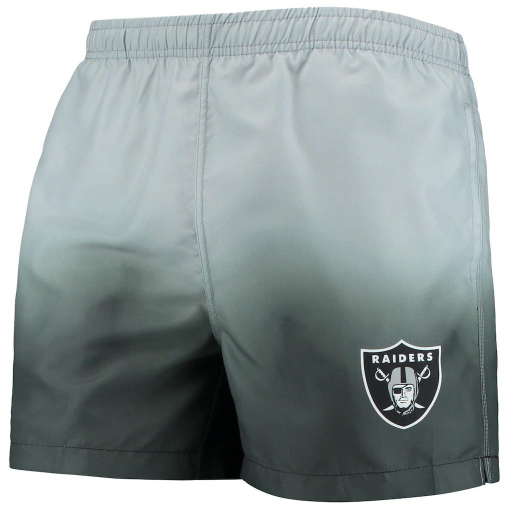 FOCO Dip-Dye Swim Shorts - Las Vegas Raiders