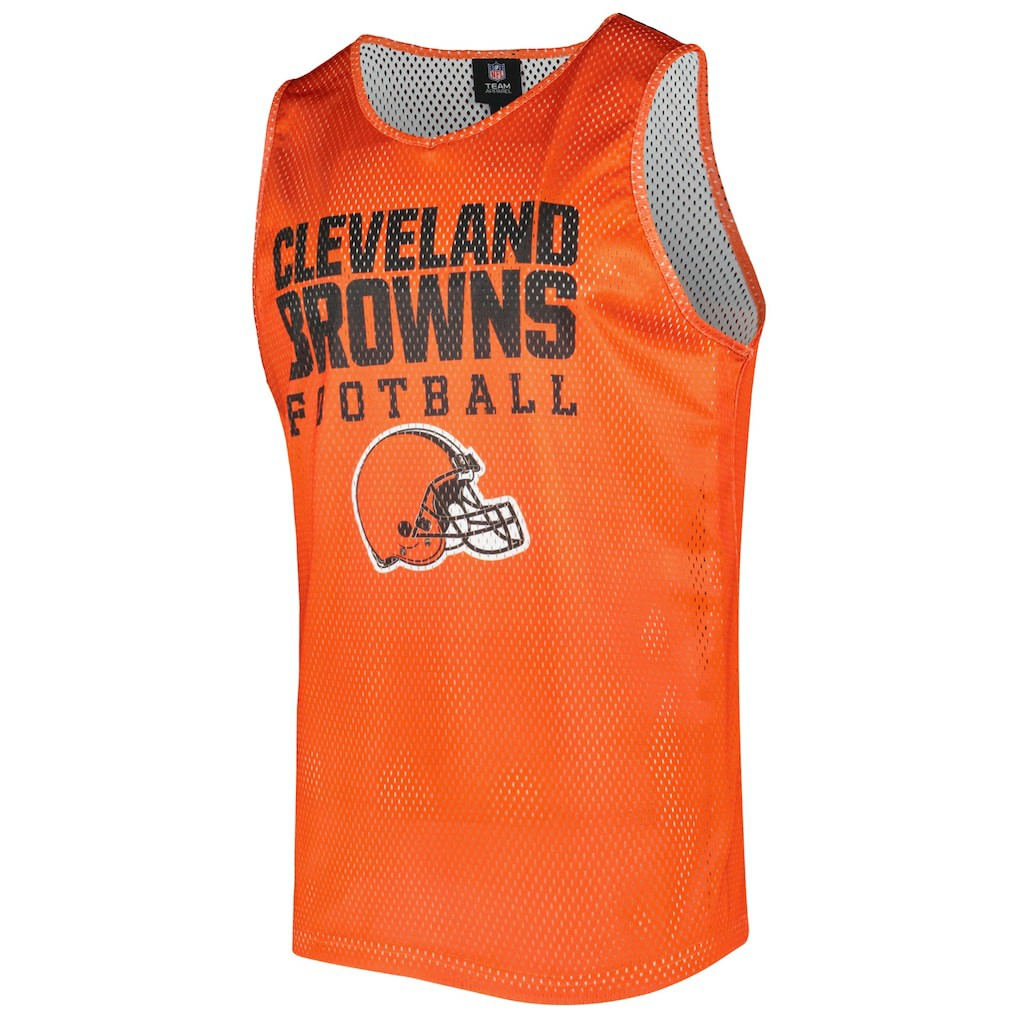 FOCO Colorblock Mesh V-Neck & Shorts Set - Cleveland Browns