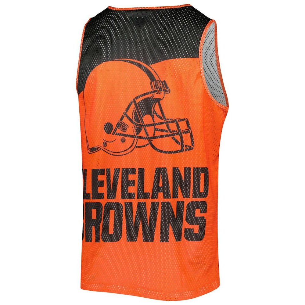 FOCO Colorblock Mesh V-Neck & Shorts Set - Cleveland Browns