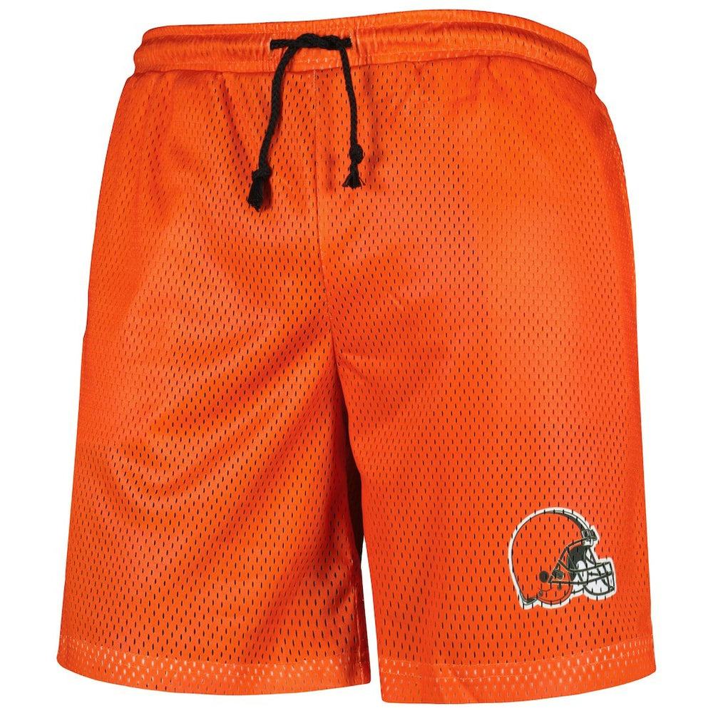 FOCO Colorblock Mesh V-Neck & Shorts Set - Cleveland Browns