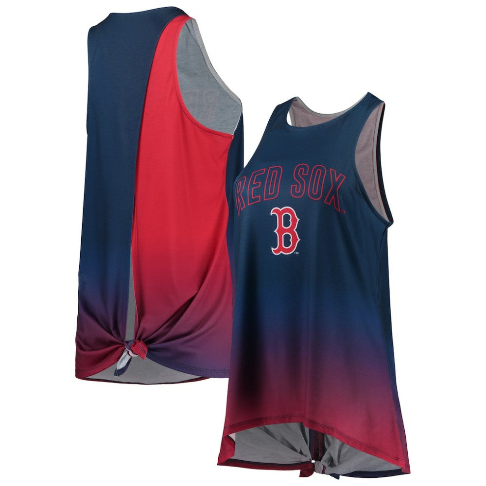MLB Boston Red Sox FOCO Women's Gradient Tie-Back Racerback Tank Top