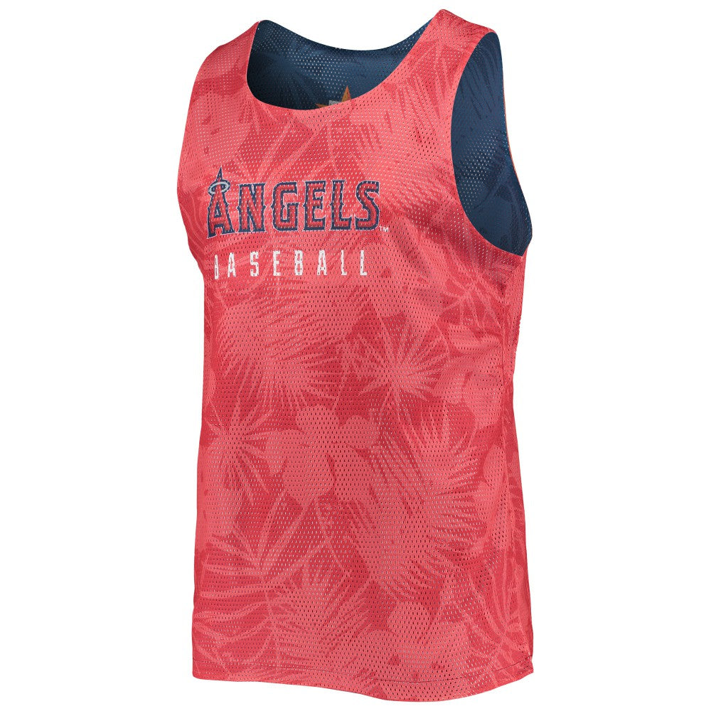 MLB Los Angeles Angels FOCO Floral Reversible Mesh Tank Top