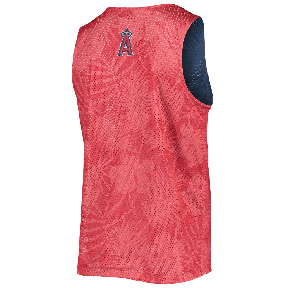 MLB Los Angeles Angels FOCO Floral Reversible Mesh Tank Top