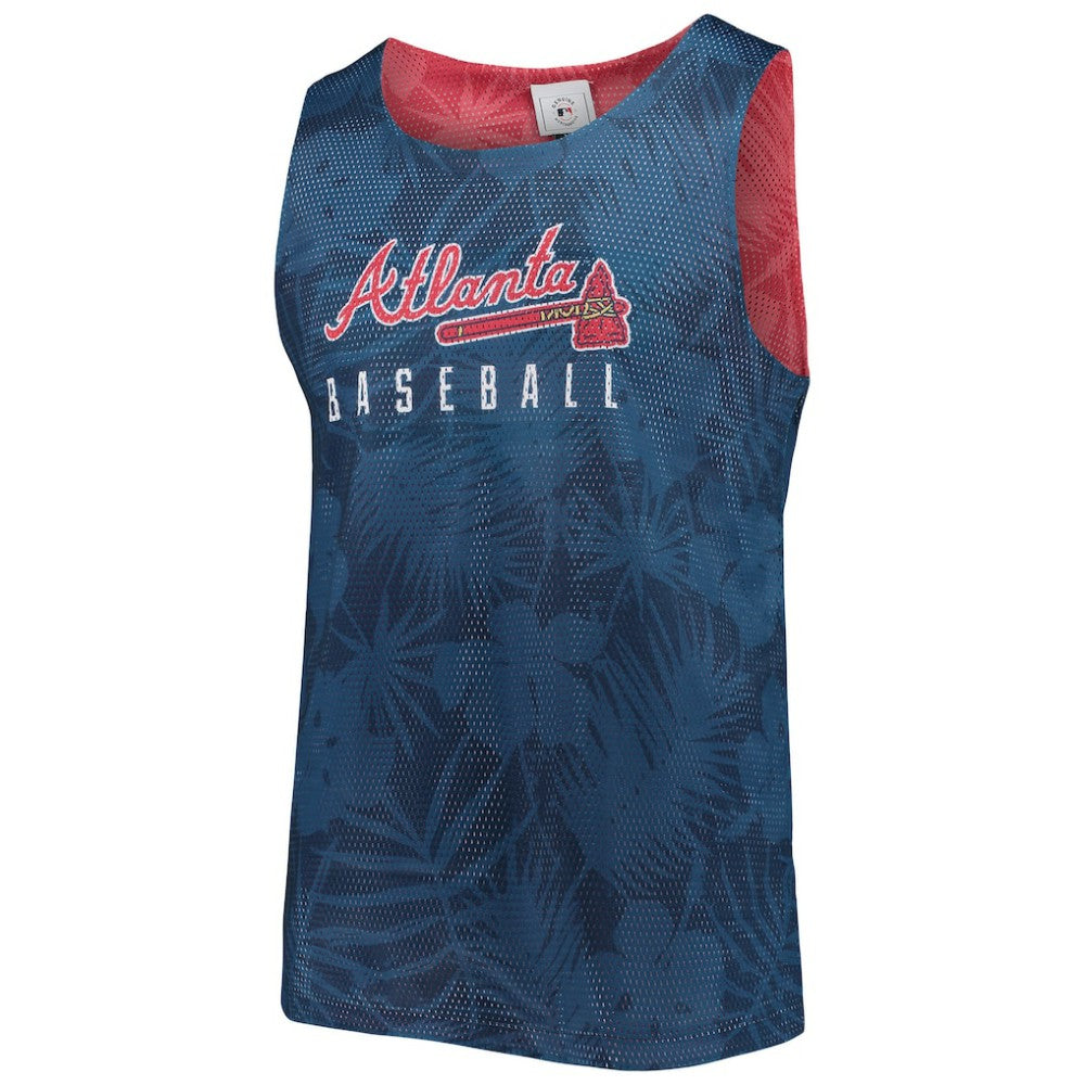 MLB Atlanta Braves FOCO Floral Reversible Mesh Tank Top