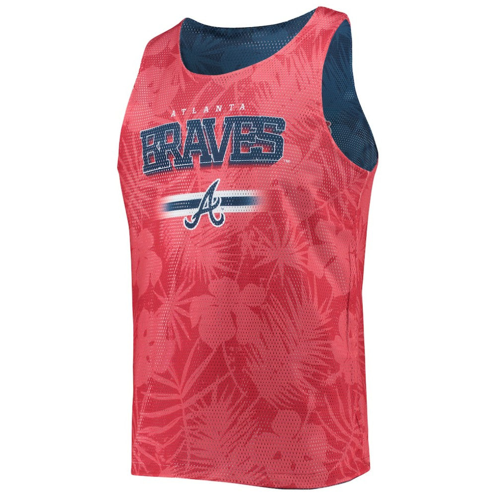 MLB Atlanta Braves FOCO Floral Reversible Mesh Tank Top