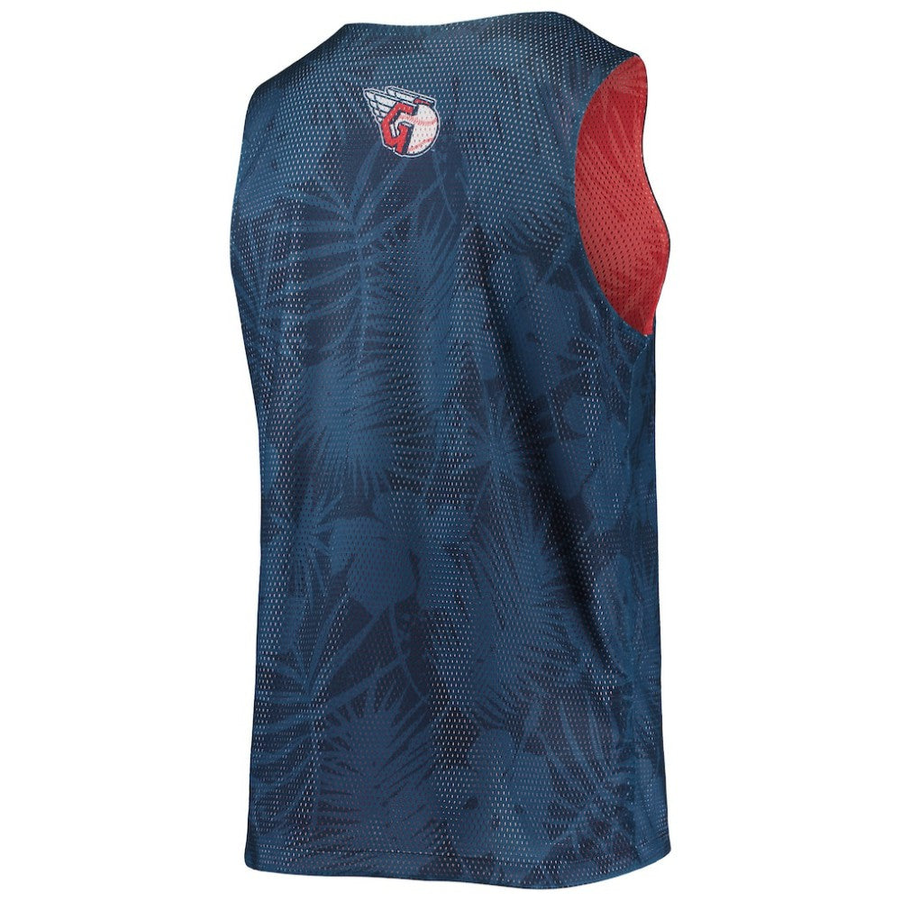 MLB Cleveland Guardians FOCO Floral Reversible Mesh Tank Top