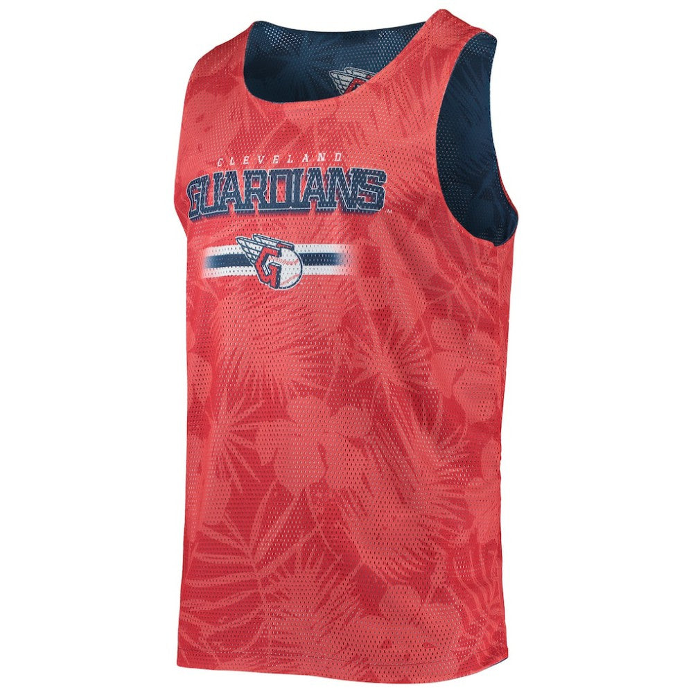 MLB Cleveland Guardians FOCO Floral Reversible Mesh Tank Top
