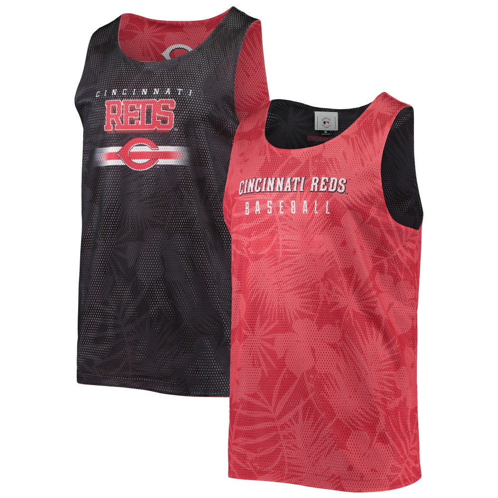 MLB Cincinnati Reds FOCO Floral Reversible Mesh Tank Top
