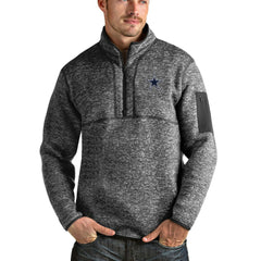 Antigua Fortune Quarter-Zip Pullover Jacket - Dallas Cowboys