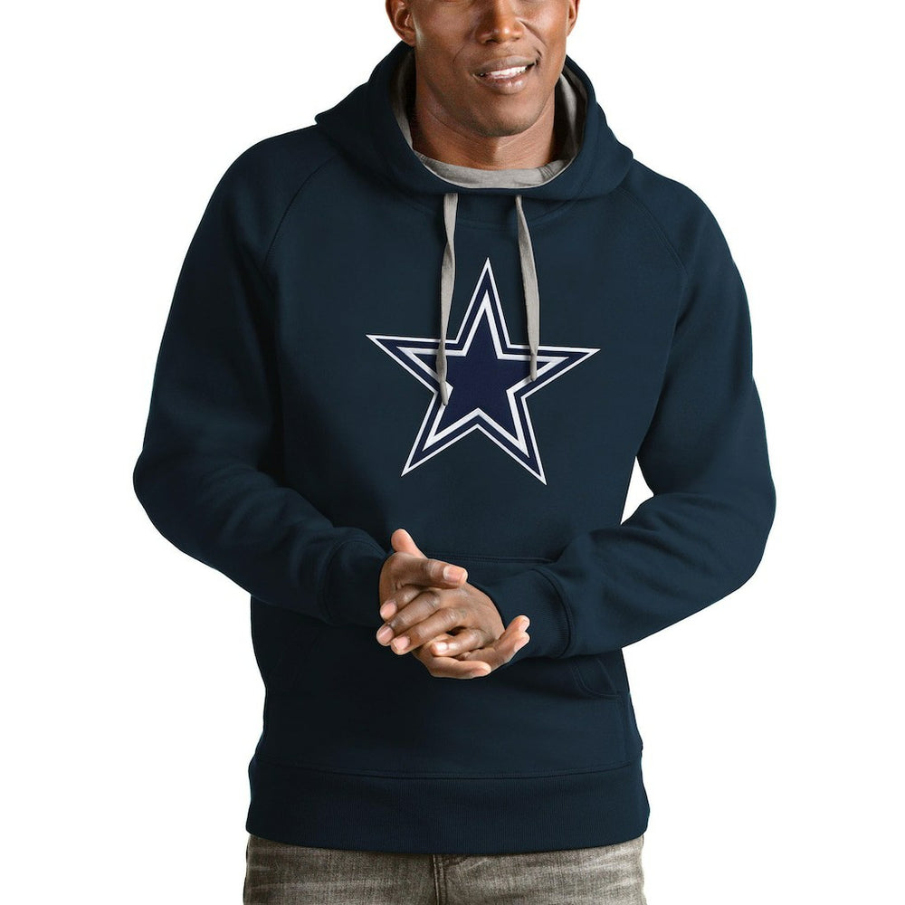 Antigua Victory Pullover Hoodie - Dallas Cowboys