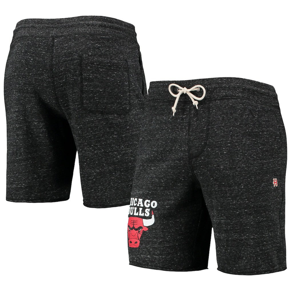 NBA Chicago Bulls Homage Primary Logo Tri-Blend Sweat Shorts