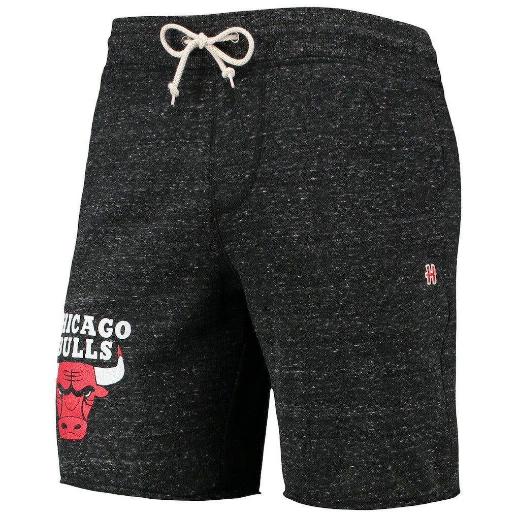 NBA Chicago Bulls Homage Primary Logo Tri-Blend Sweat Shorts