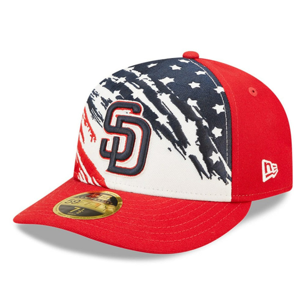 MLB San Diego Padres New Era 2022 4th of July Low Profile 59FIFTY Fitted Hat