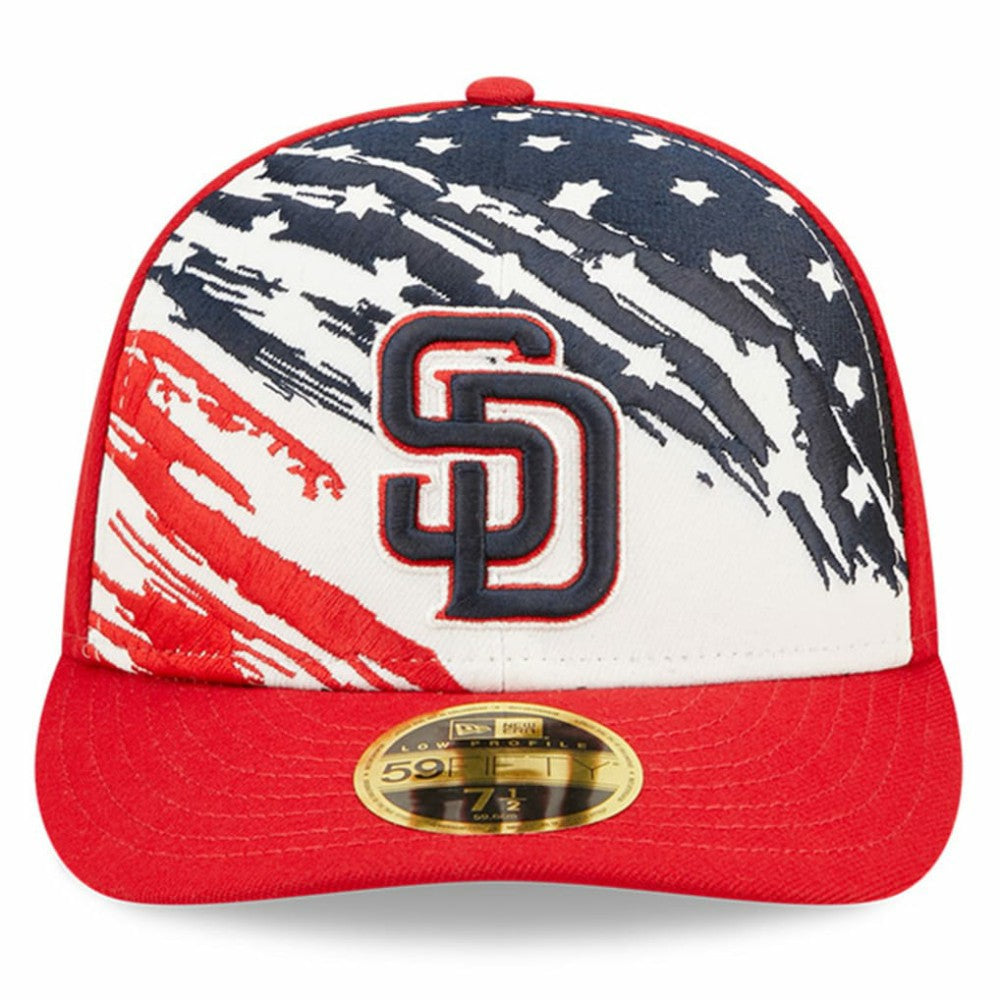 MLB San Diego Padres New Era 2022 4th of July Low Profile 59FIFTY Fitted Hat