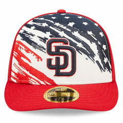 MLB San Diego Padres New Era 2022 4th of July Low Profile 59FIFTY Fitted Hat