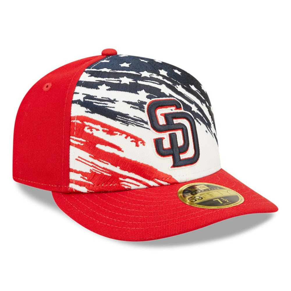 MLB San Diego Padres New Era 2022 4th of July Low Profile 59FIFTY Fitted Hat