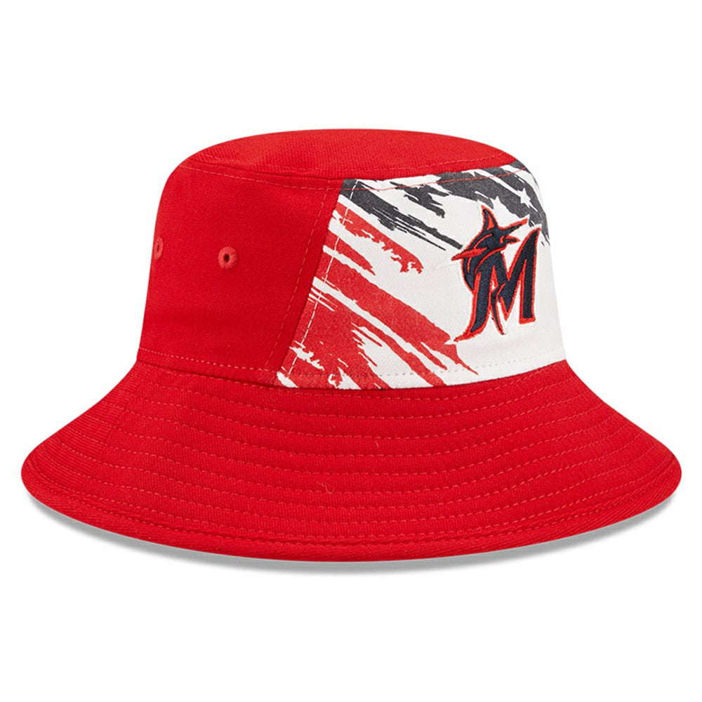 MLB Miami Marlins New Era 2022 4th of July Bucket Hat