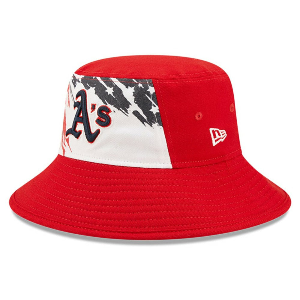 MLB Athletics New Era 2022 4th of July Bucket Hat