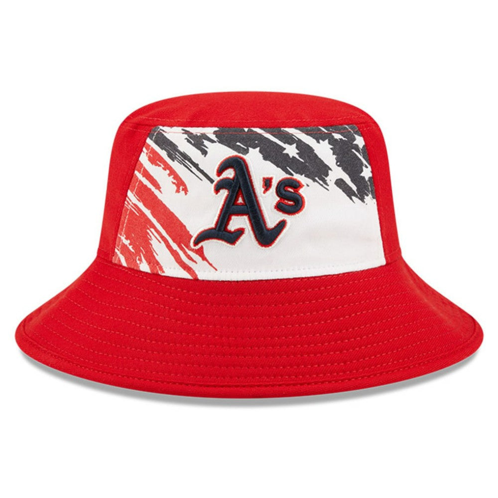MLB Athletics New Era 2022 4th of July Bucket Hat