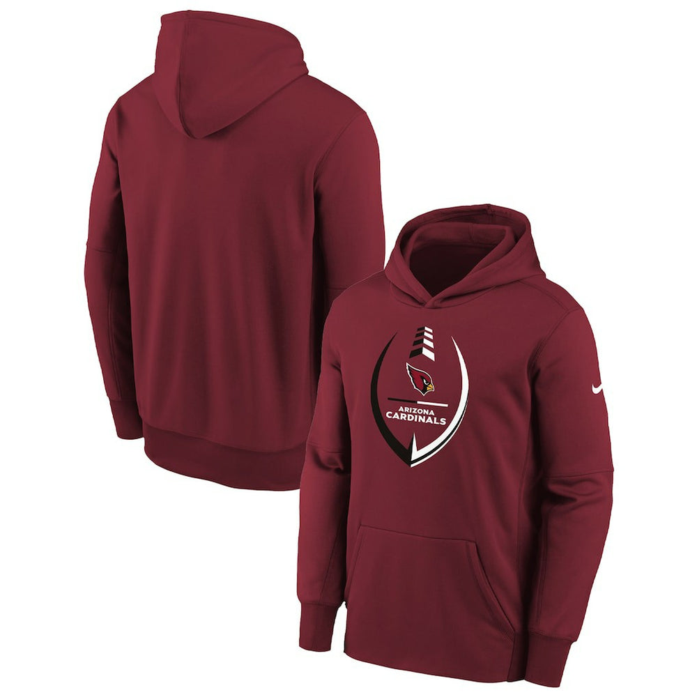 Youth Icon Performance Pullover Hoodie - Arizona Cardinals