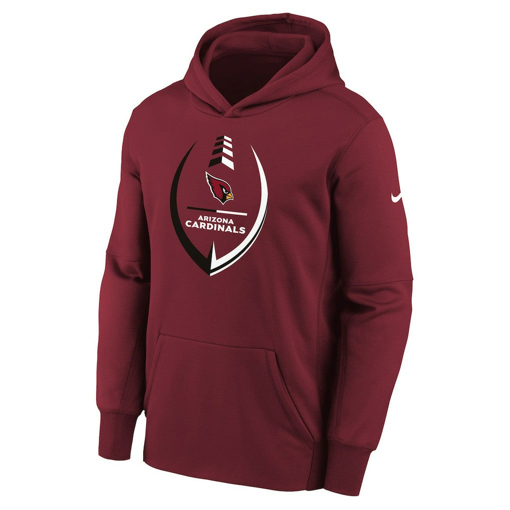 Youth Icon Performance Pullover Hoodie - Arizona Cardinals