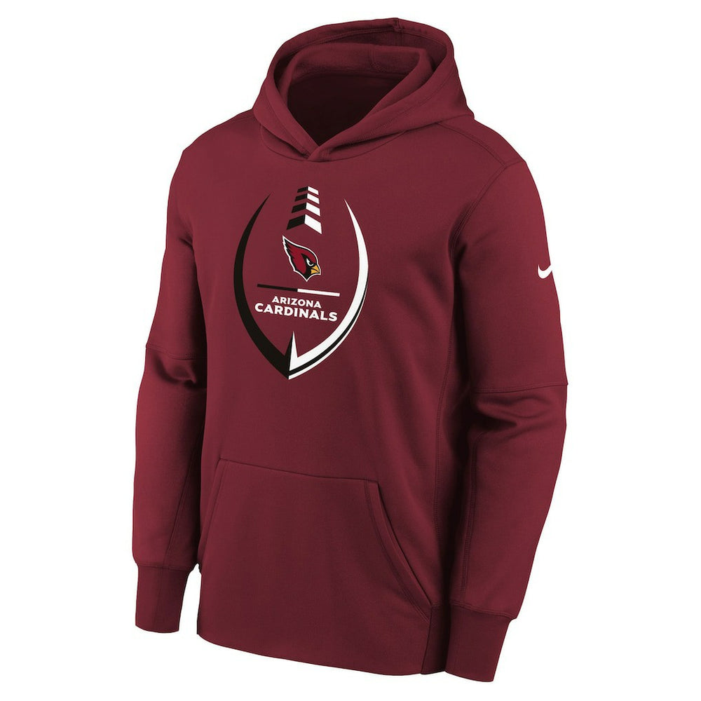 Youth Icon Performance Pullover Hoodie - Arizona Cardinals