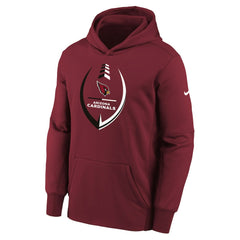 Youth Icon Performance Pullover Hoodie - Arizona Cardinals