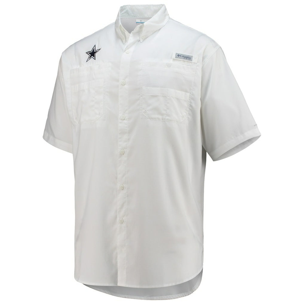 Tamiami Omni-Shade Button-Down Short Sleeve Shirt - Dallas Cowboys