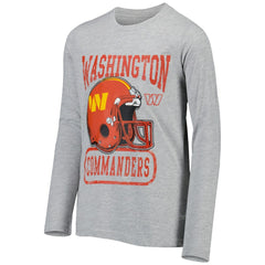 Youth Head-to-Head Long Sleeve T-Shirt - Washington Commanders