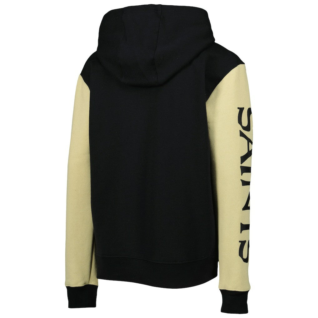 Youth Poster Board Full-Zip Hoodie - New Orleans Saints