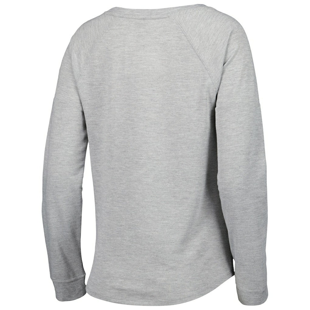 Juniors All Striped Up Raglan Long Sleeve T-Shirt - Los Angeles Rams